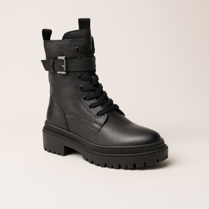 Women’s Mid-Season High Black Boots Lasocki WI16-14097-06 Black 5313