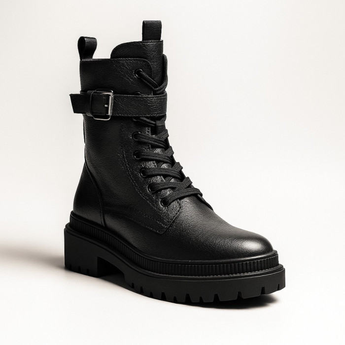 Women’s Mid-Season High Black Boots Lasocki WI16-14097-06 Black 5313