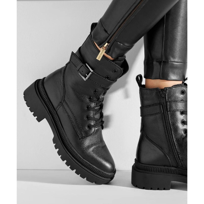 Women’s Mid-Season High Black Boots Lasocki WI16-14097-06 Black 5313