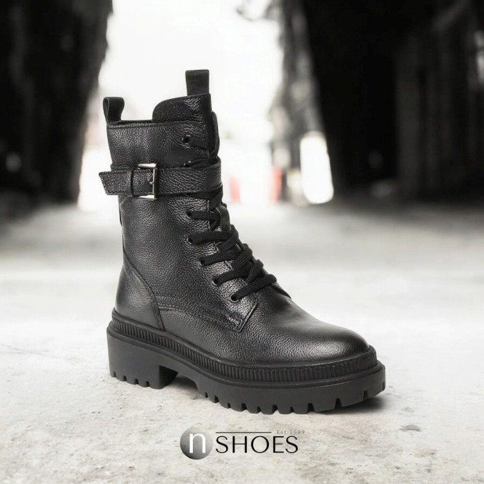 Women’s Mid-Season High Black Boots Lasocki WI16-14097-06 Black 5313