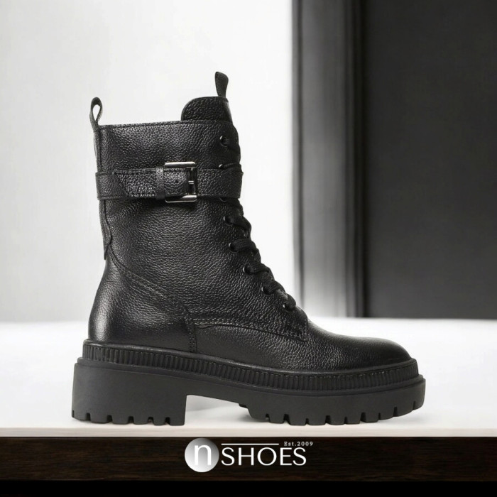 Women’s Mid-Season High Black Boots Lasocki WI16-14097-06 Black 5313