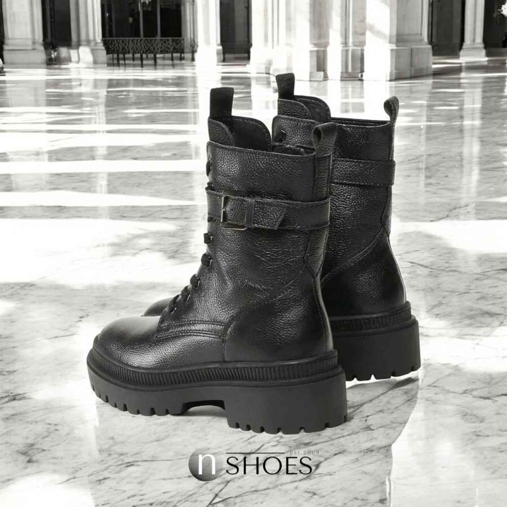 Женские демисезонные высокие ботинки Lasocki WI16-14097-06 Black 5313