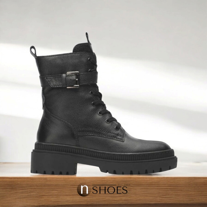 Women’s Mid-Season High Black Boots Lasocki WI16-14097-06 Black 5313