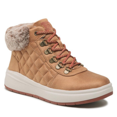 Skechers USA Grand Leap Women's Beige Boots 114271-CSNT Chestnut-5314