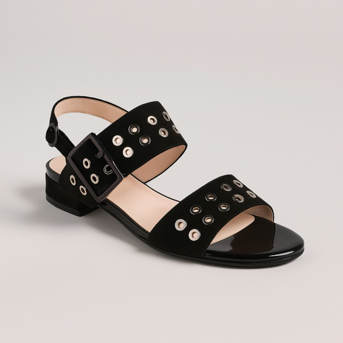Women's Leather Rock Style Sandals El Passo 9007-91-b-5324