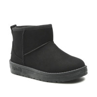 Women's fashionable black winter ugg boots Big Star Shoes KK274288 906 Black 5336 on super discount promotion from Polish brand