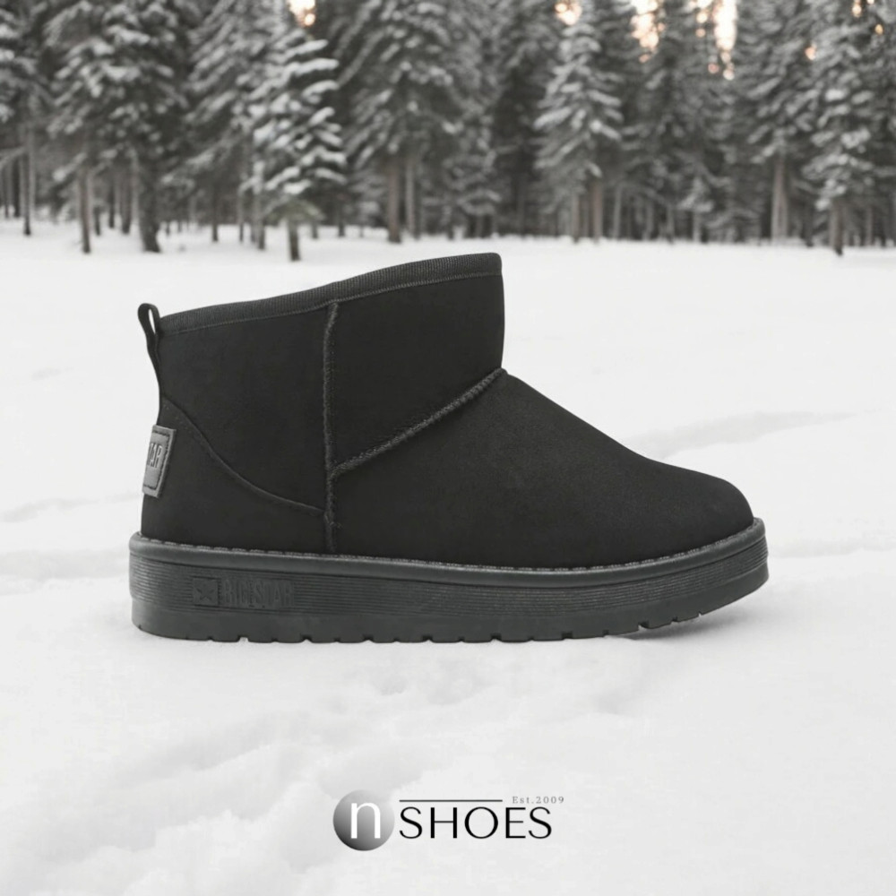 Модні жіночі зимові уггі Big Star KK274288 906 Black 5336