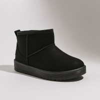 Жіночі модні чорні зимові уггі черевики Big Star Shoes KK274288 906 Black 5336 по акції супер знижка від польського бренду