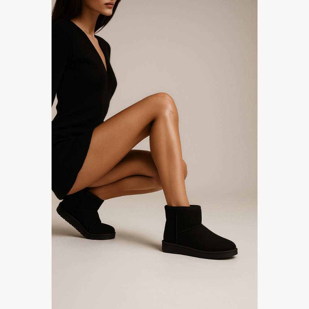 Модні жіночі зимові уггі Big Star KK274288 906 Black 5336