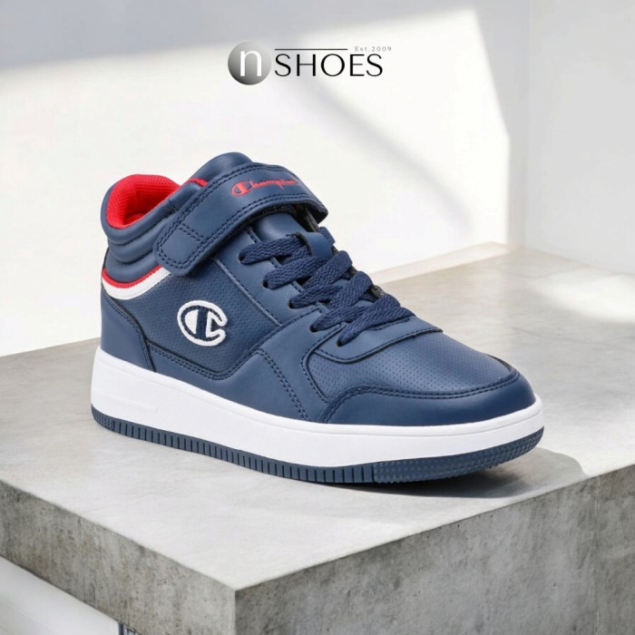 Женские высокие синие кроссовки Champion Rebound Vintage в N-SHOES