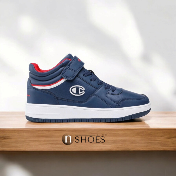 Женские высокие синие кроссовки Champion Rebound Vintage в N-SHOES