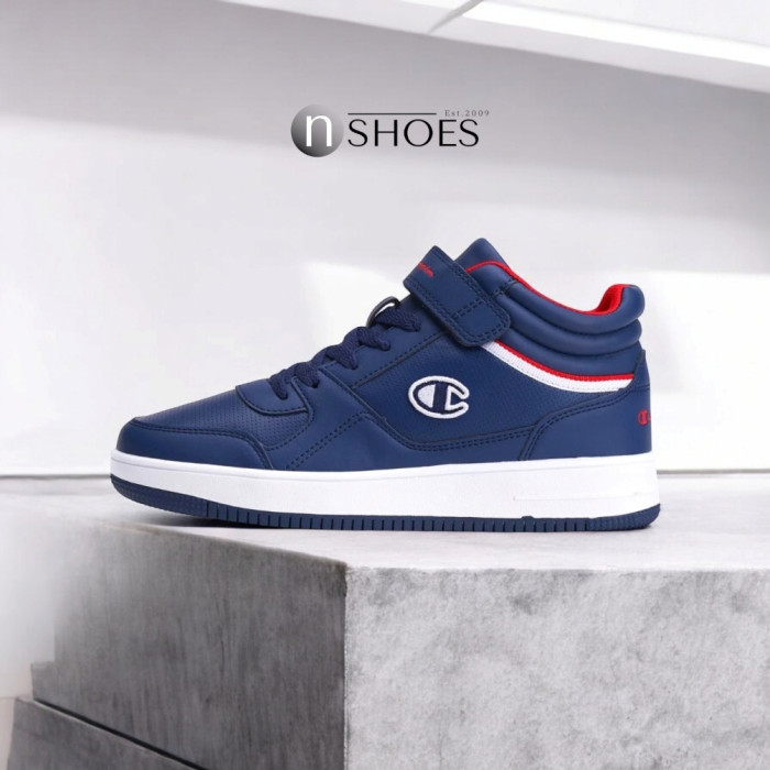 Женские высокие синие кроссовки Champion Rebound Vintage в N-SHOES