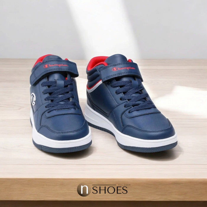 Женские высокие синие кроссовки Champion Rebound Vintage в N-SHOES