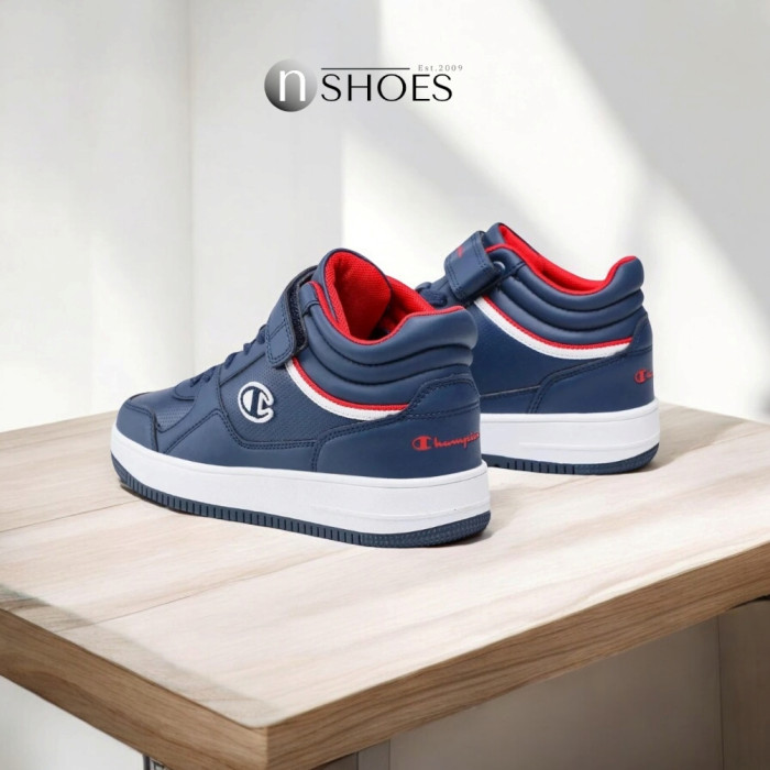 Женские высокие синие кроссовки Champion Rebound Vintage в N-SHOES
