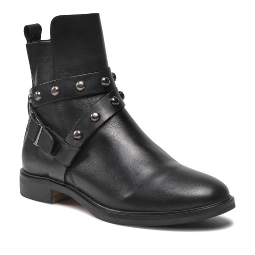 Женские черные демисезонные ботинки Lasocki ARC-NEW2-09 Black 5344 в стиле рок с заклепками со скидкой 37 и 41 размер из натуральной кожи от польского бренда