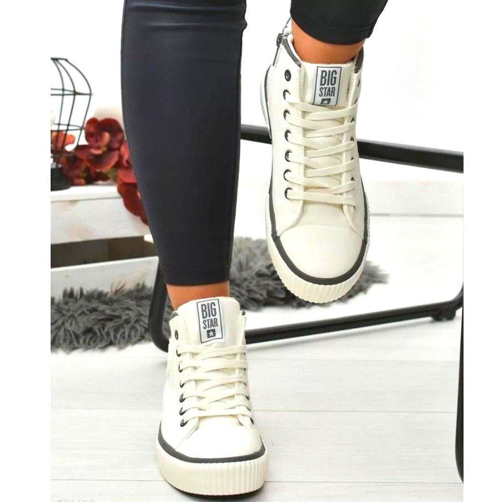 Жіночі високі зимові кеди Big Star (Польща) модель 5350