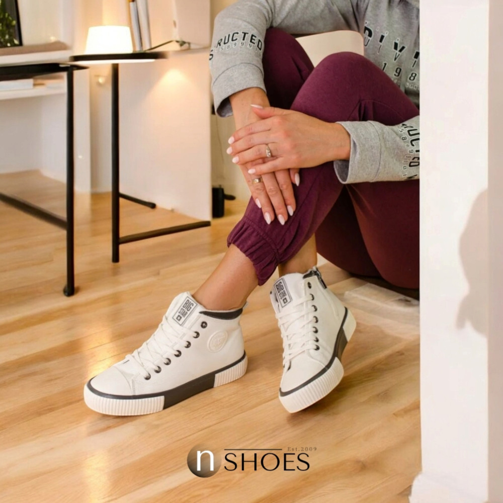 Жіночі високі зимові кеди Big Star (Польща) модель 5350