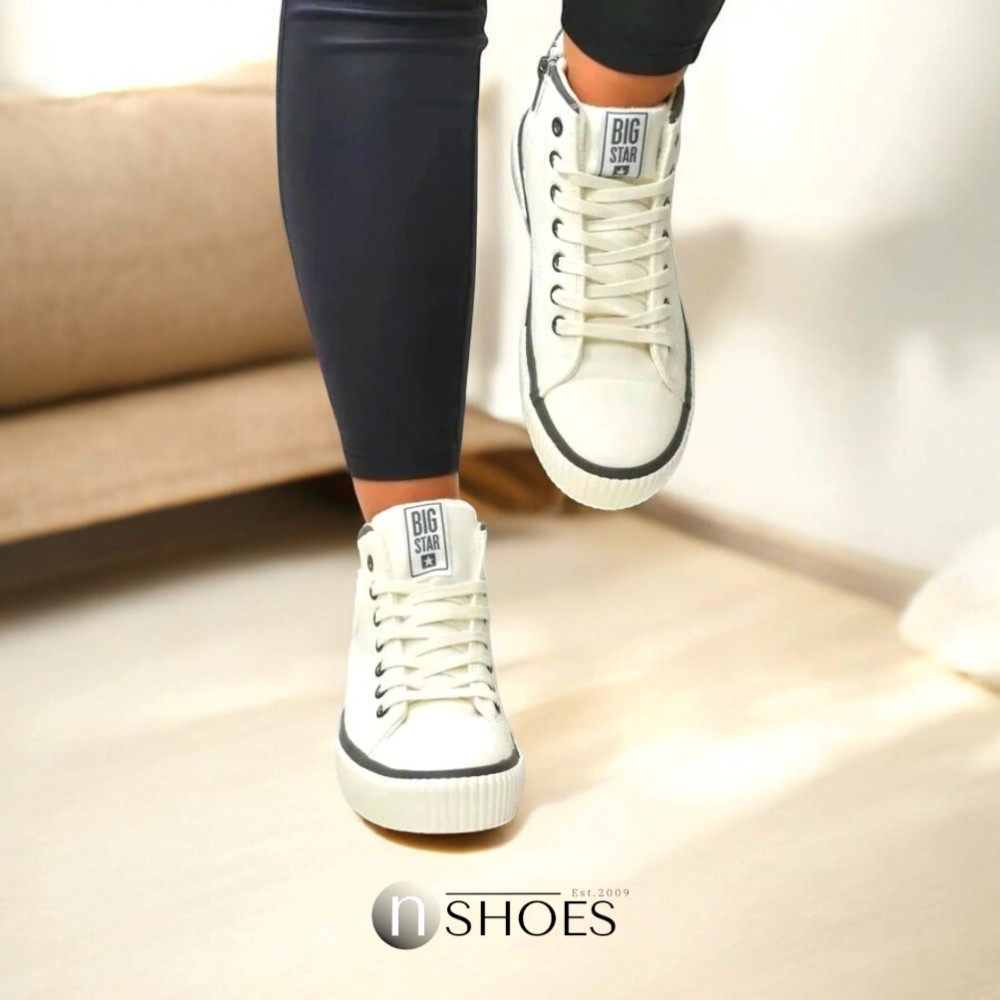 Жіночі високі зимові кеди Big Star (Польща) модель 5350