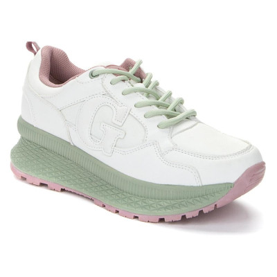 Grunberg Women's White Leather Sneakers 138568-01-02 5365