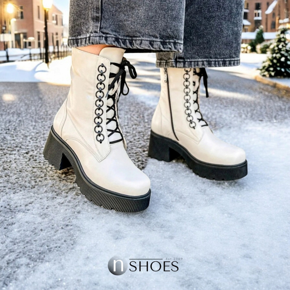 Женские зимние ботинки Simen 6596a Polina из натуральной кожи модель 5410