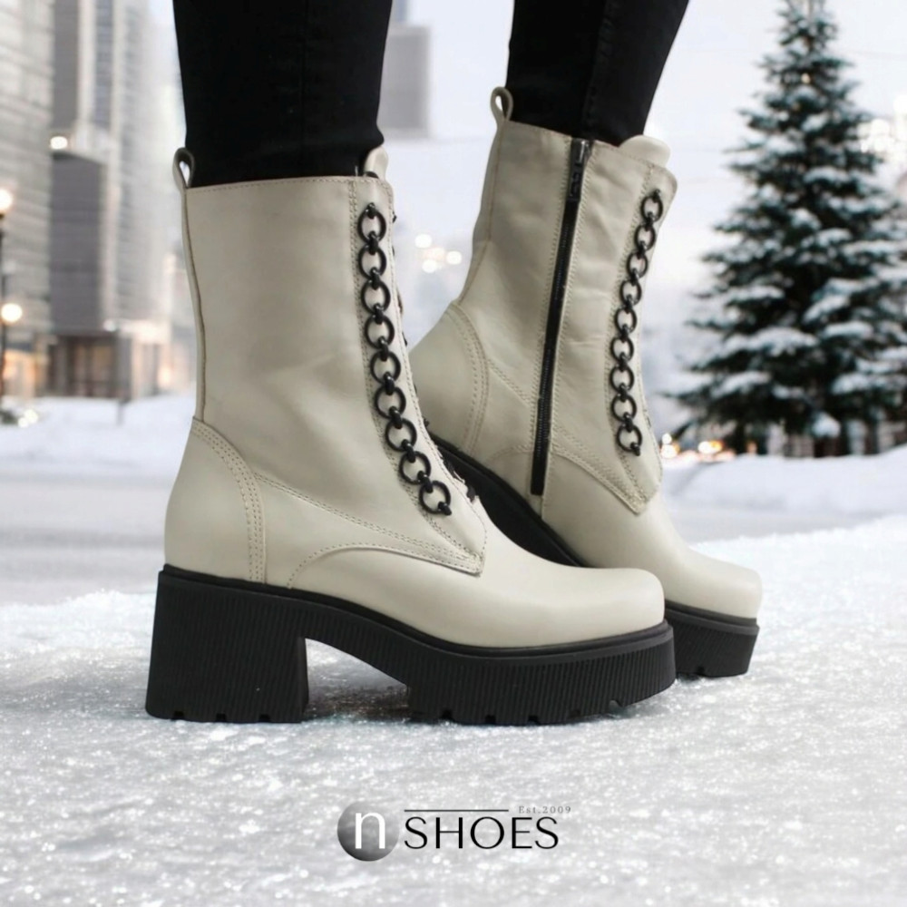 Женские зимние ботинки Simen 6596a Polina из натуральной кожи модель 5410