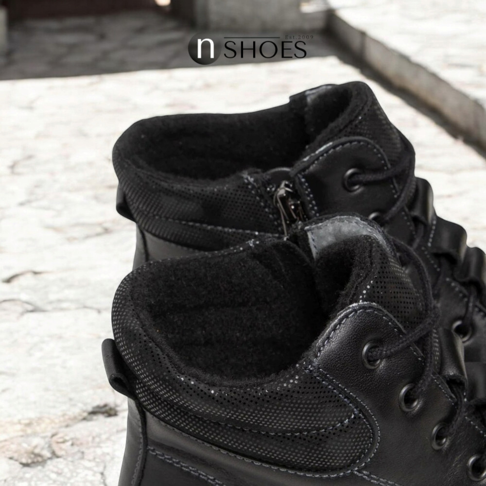 Жіночі чорні зимові черевики Helios 562 Czarny 011 модель 5411