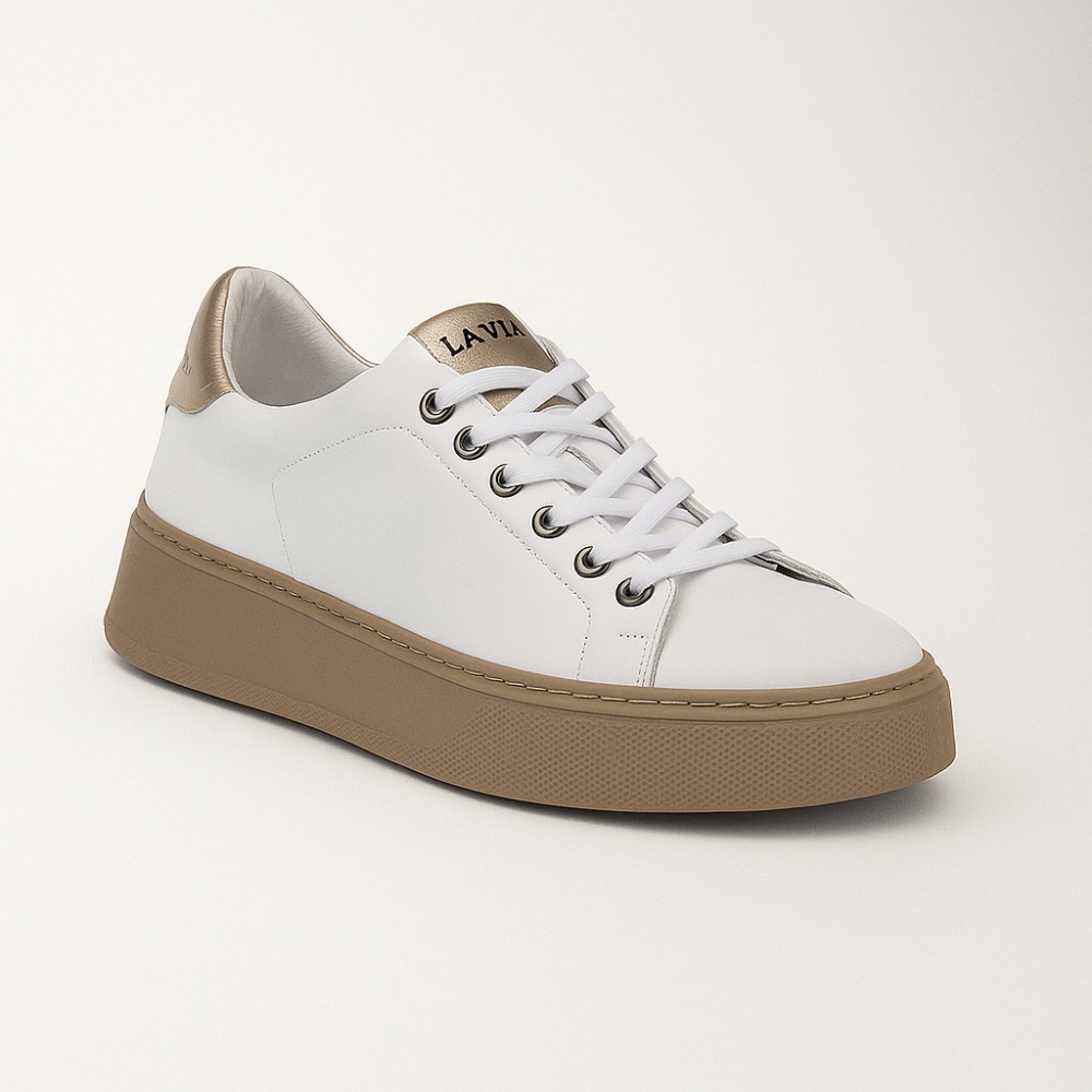 Women's leather sneakers La Via (Poland) model 5412