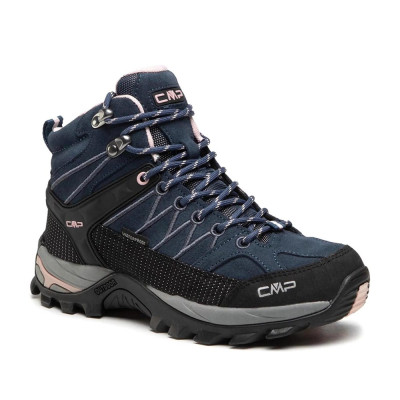 Cині трекінгові черевики CMP Rigel Mid Wmn Trekking Shoe Wp 3Q12946 Asphalt Antracite Rose 53UG 5416