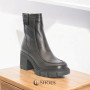 Women's leather boots Simen (Poland) model 5419