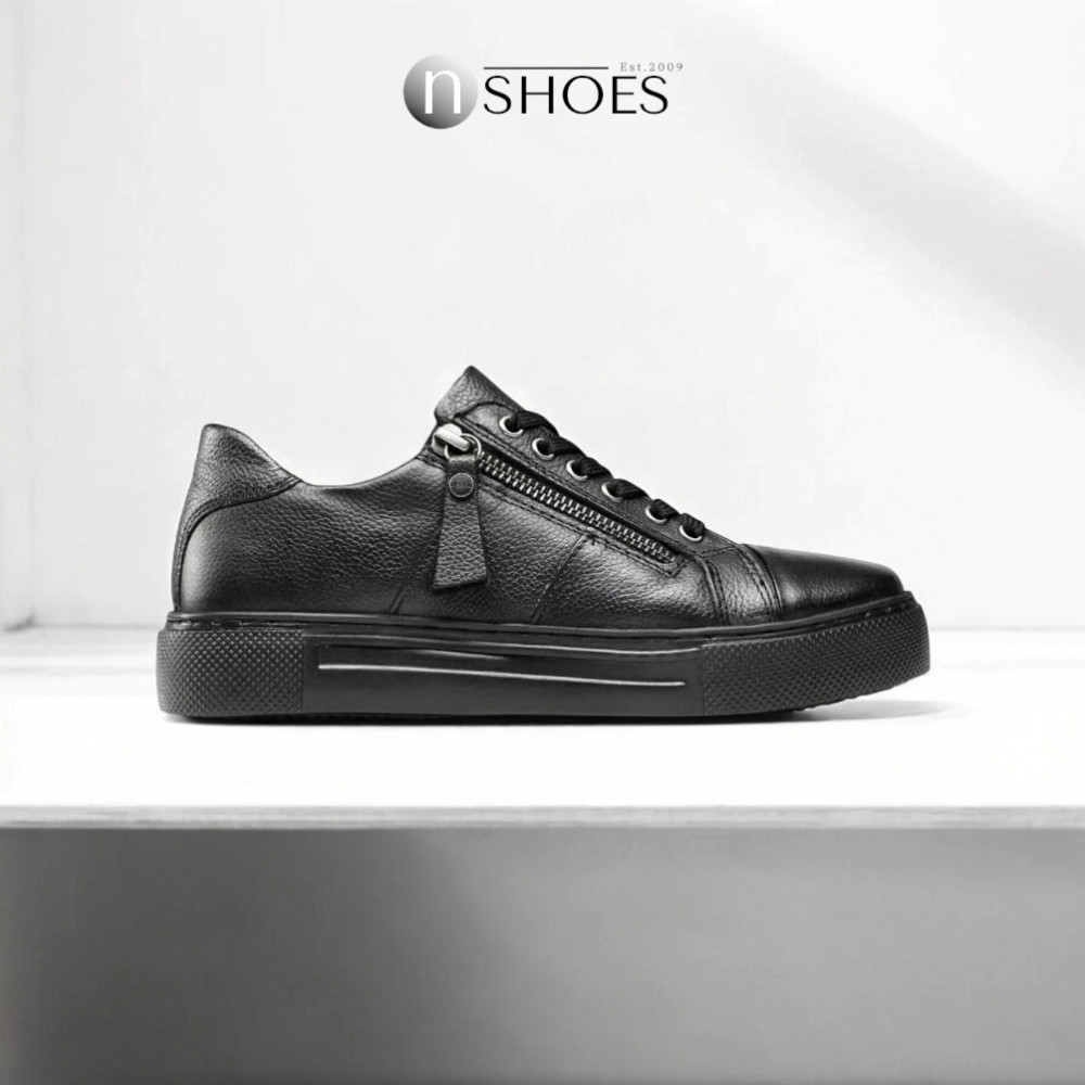 Women's black leather sneakers Lasocki WI16-ZED-03 Black 5422