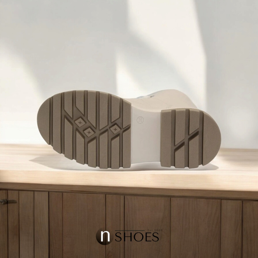 Women’s Beige Leather Winter Boots Steizer z711 552 5426