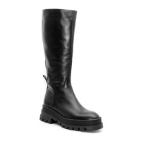 Women's black leather boots Kaniowski k-1037607 5432 with Eurowinter insulation from a Polish factory