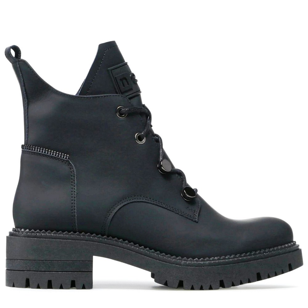 Женские черные зимние ботинки Nessi 20748 czarny модель 5434