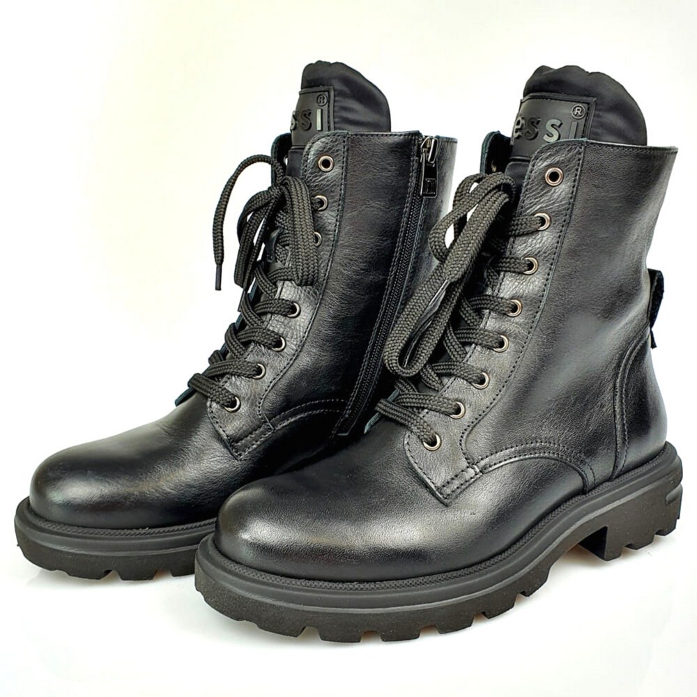 Жіночі шкіряні черевики Nessi (Польща) модель 5435