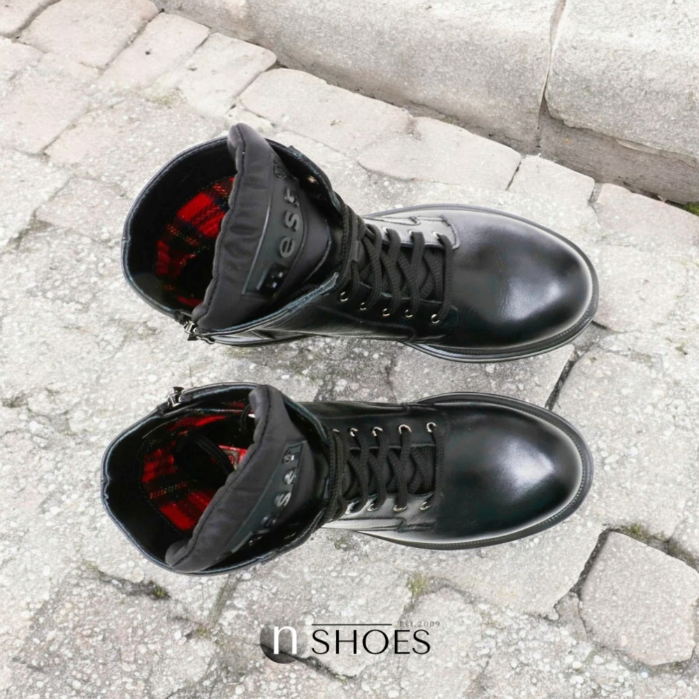 Жіночі шкіряні черевики Nessi (Польща) модель 5435