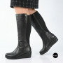 Go Soft WI23-WARUNA-06 Black Boots: Warmth and Style Every Day