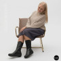 Go Soft WI23-WARUNA-06 Black Boots: Warmth and Style Every Day