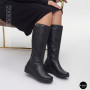 Go Soft WI23-WARUNA-06 Black Boots: Warmth and Style Every Day