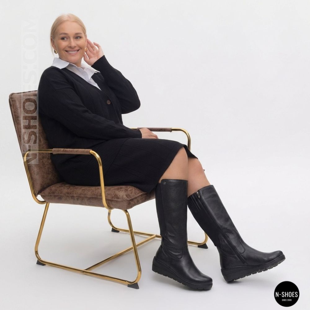Go Soft WI23-WARUNA-06 Black Boots: Warmth and Style Every Day