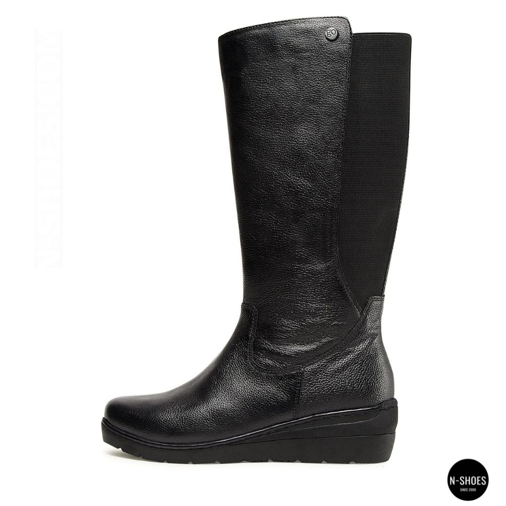 Go Soft WI23-WARUNA-06 Black Boots: Warmth and Style Every Day