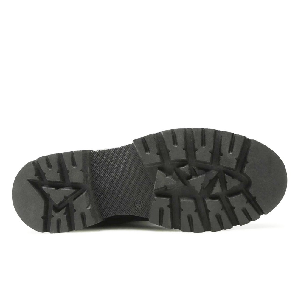 Женские черные кожаные сапоги демисезонные Lasocki (Польша) модель 5438