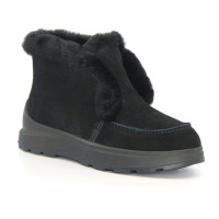 Women's black winter boots uggs Lonza 173874 20273-1 5443 discounted size 38 genuine leather suede boots