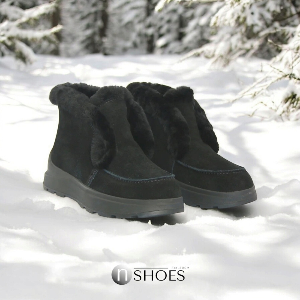 Жіночі чорні зимові уггі Lonza 173874 20273-1 5443