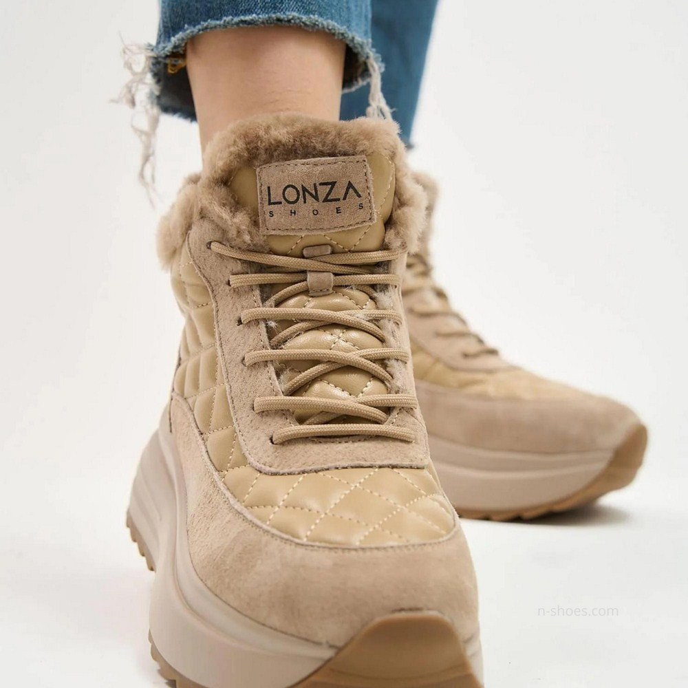 Women's leather sneakers Lonza model 5448