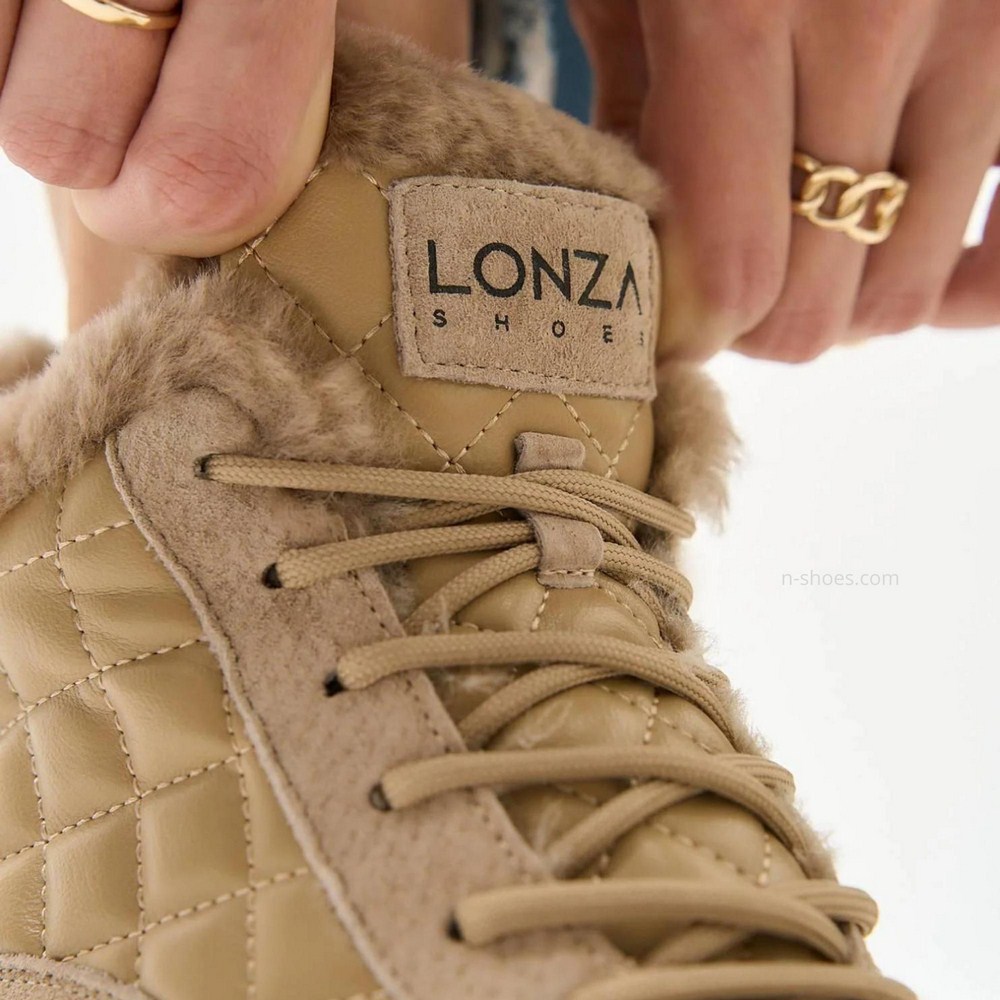 Women's leather sneakers Lonza model 5448