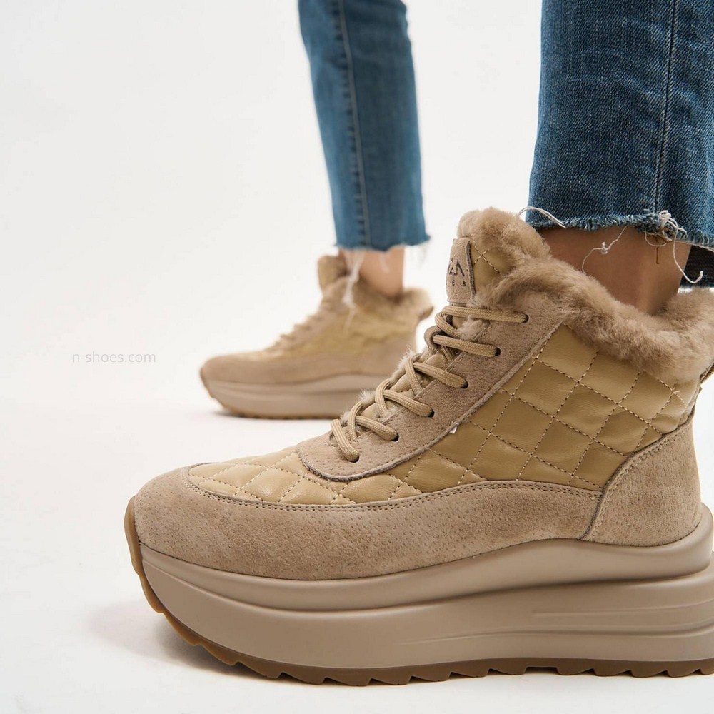 Women's leather sneakers Lonza model 5448