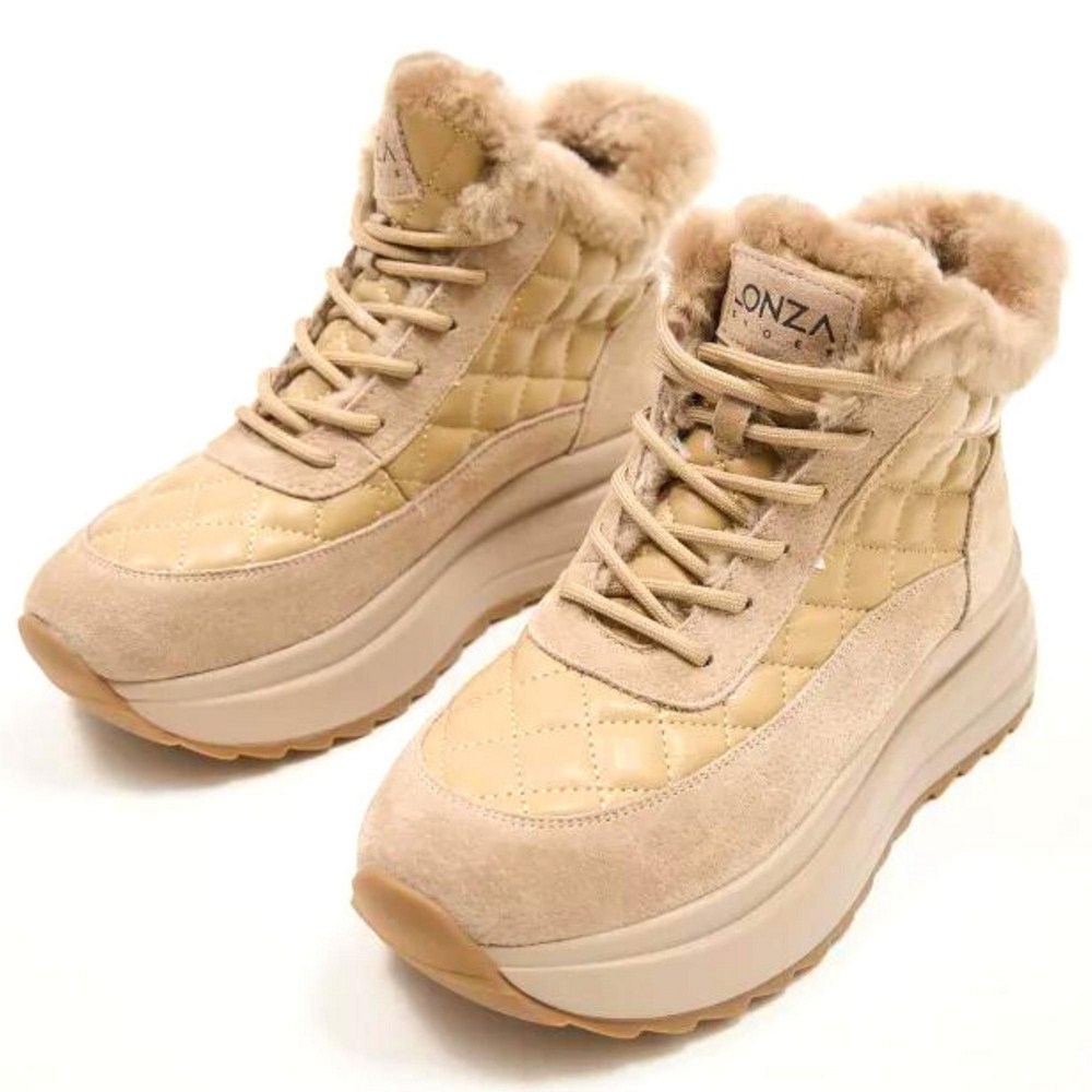 Women's leather sneakers Lonza model 5448