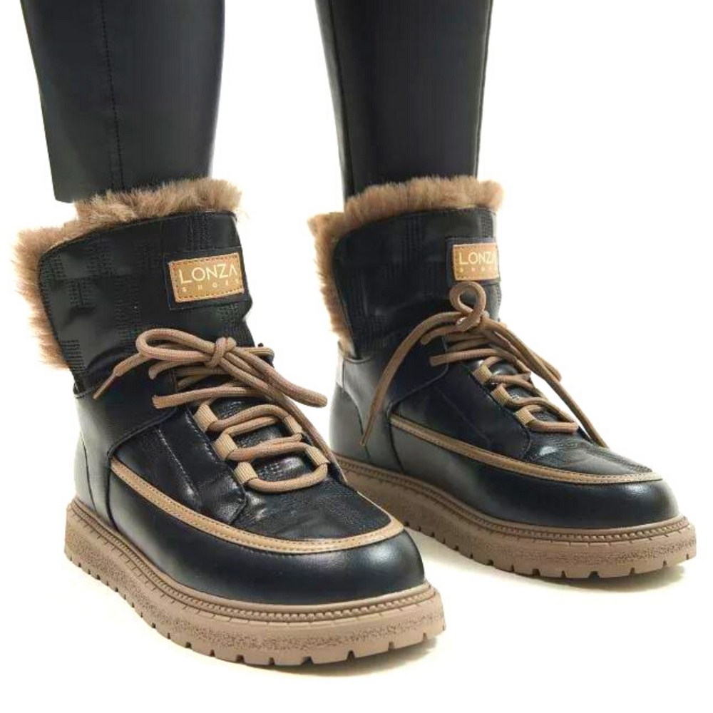 Women's leather winter boots Lonza model 5453