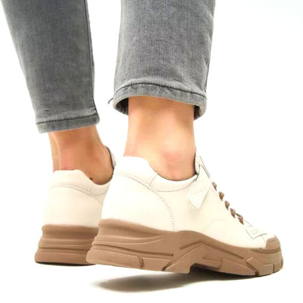Women's leather sneakers Lonza model 5454