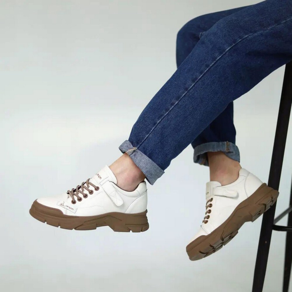 Women's leather sneakers Lonza model 5454